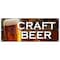 Signmission CRAFT BEER BANNER SIGN microbrewery microbrew brewery drinker mug B-96 Craft Beer - alternate 1